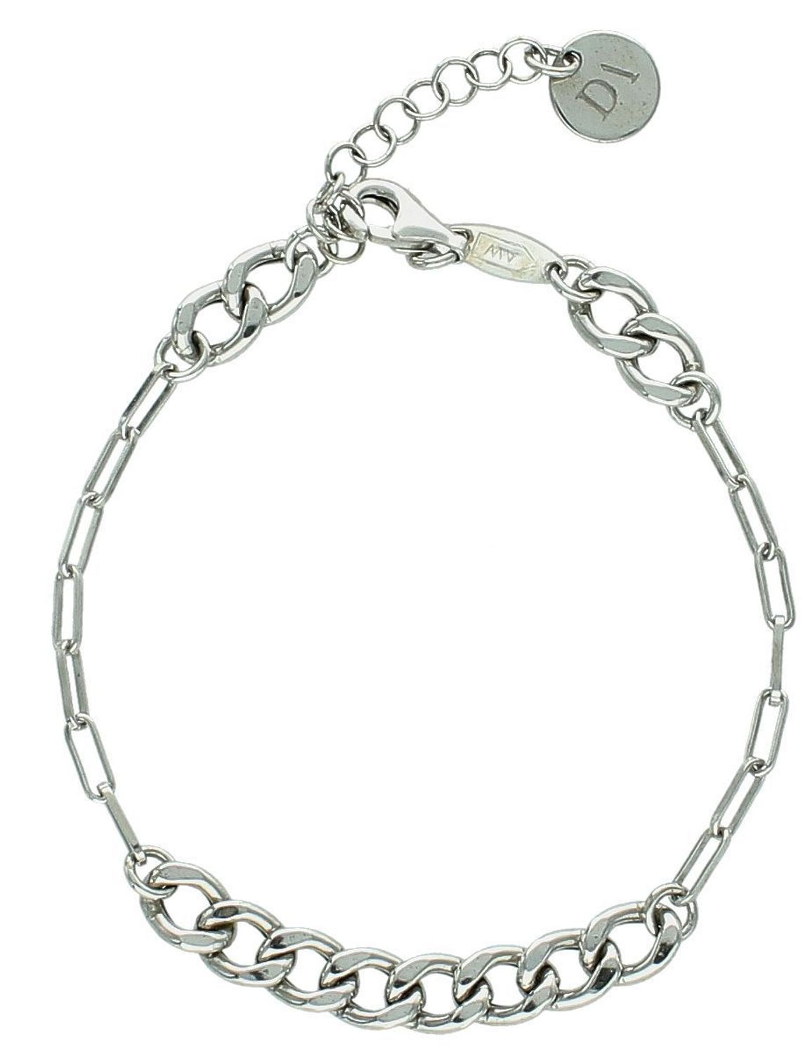 Bransoletka srebrna damska pancerka nowoczesna B RM 24199s . Bransoletka ozdobiona prostym łańcuszkiem typu pancerka. Wyjątkowy splot srebrnej bransoletki.1.jpg